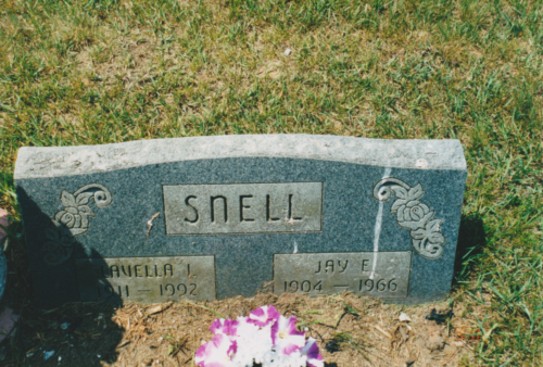 Jay Ellsworth Snell and Lavella Irene Miller