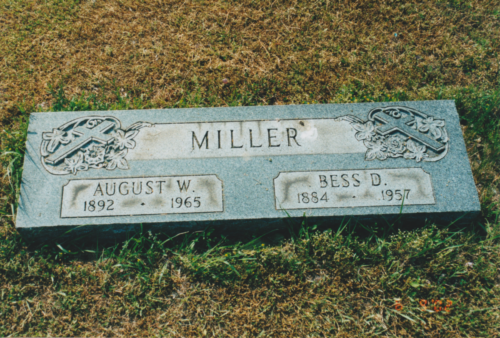 August W. Miller and Bess D. Miller