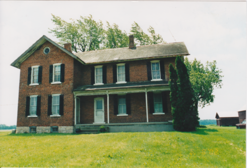 Johann George Hochradel House on Stone Road in Maybee, MI