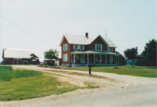 Johann George Hochradel House on Stone Road in Maybee, MI