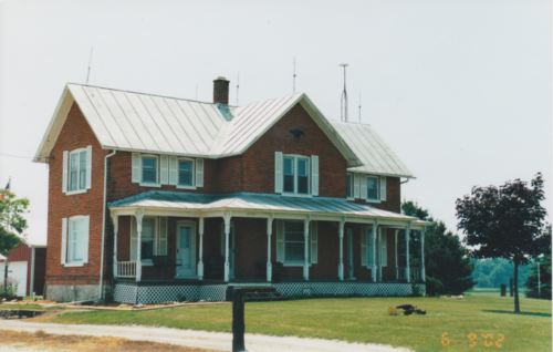Johann George Hochradel House on Stone Road in Maybee, MI