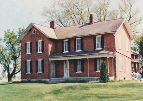Johann George Hochradel House on Stone Road in Maybee, MI