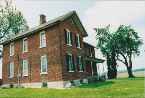 Johann George Hochradel House on Stone Road in Maybee, MI
