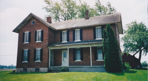 Johann George Hochradel House on Stone Road in Maybee, MI
