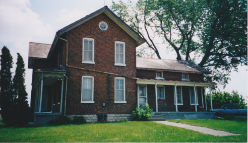 Johann George Hochradel House on Stone Road in Maybee, MI