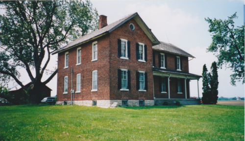 Johann George Hochradel House on Stone Road in Maybee, MI