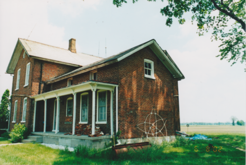 Johann George Hochradel House on Stone Road in Maybee, MI