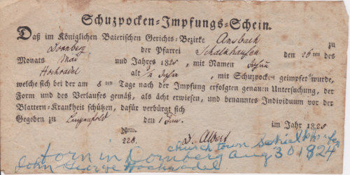 Johan Hochradel Immunization Form