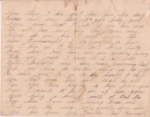 Letter from Gustav Hochradel to Dan Hochradel