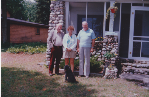 Bob Button with Wilma Hochradel and Husband Charlie Fink