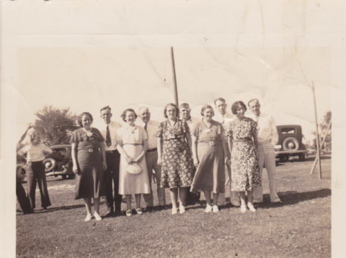 Mary-Mildred-Lavella-Elva-Ethel-Delbert-Clyde-Vern-Leonard-Faris