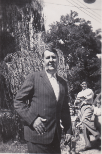 Walter Hochradel with Donald in background